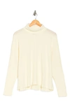 Heather By Bordeaux Hacci Turtleneck Sweater In Cream