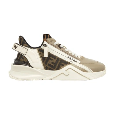 Fendi Flow Sneakers In Marron