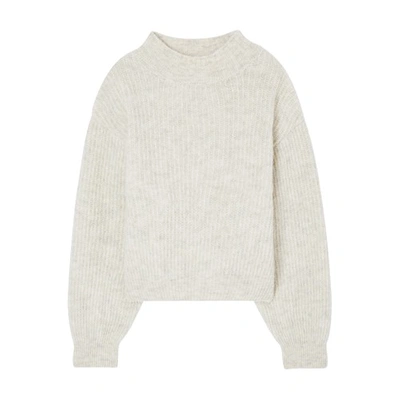 American Vintage Jumper East In Powder_snow_melange