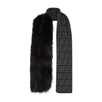 Fendi Scarf In Noir