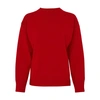 Totême Wool Guernsey Knit Red In Red