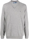 POLO RALPH LAUREN GREY WOOL SWEATER