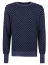 Drumohr Crew-neck Cashmere Sweater In Multi