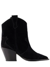 AEYDE ALBI ANKLE BOOTS - LEATHER - BLACK