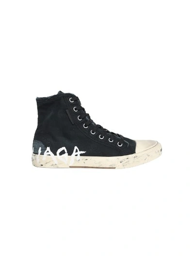 Balenciaga Paris High-top Trainers In Black