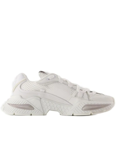 Dolce & Gabbana Airmaster Sneakers - Leather - White