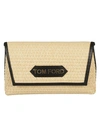 TOM FORD LOGO-PATCH SEQUINNED MINI CHAIN BAG