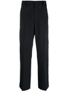 BARENA VENEZIA BLUE WOOL SLIM FIT TROUSERS