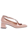 A. BOCCA 55MM HEEL NUDE STRAPS SHOES