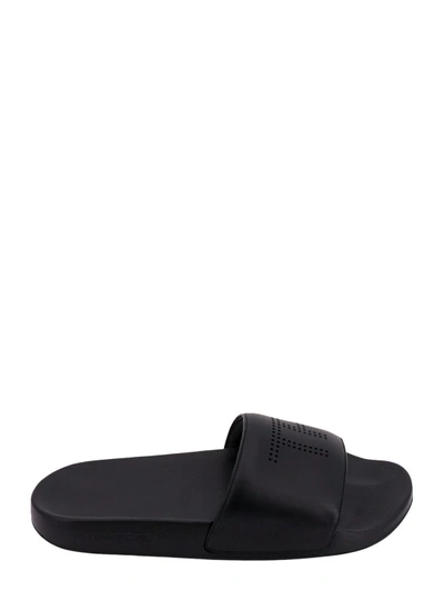 Tom Ford Leather Slide In Black