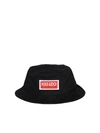 KENZO BLACK BUCKET HAT