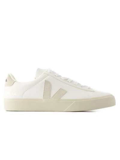 Veja White Low-top Sneakers With Logo Patch