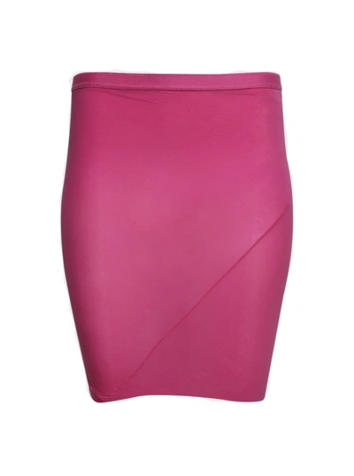 Rick Owens Wolfy Mini Skirt In Pink