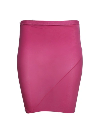 Rick Owens Wolfy Mini Skirt In Hot Pink