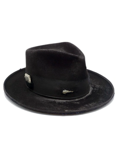 Nick Fouquet Ash Tray Felt Hat In Black
