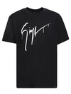 Giuseppe Zanotti Logo T-shirt In Black