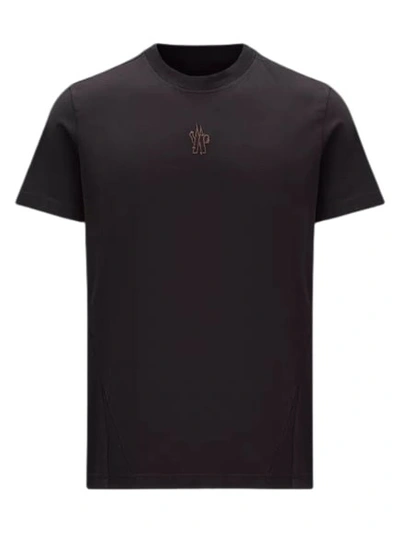 Moncler Born To Protect Logo T-shirt In Black