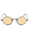 Matsuda Black & Orange 10601h Sunglasses In Black