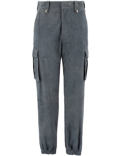 Ermanno Scervino Cargo Trousers In Iron Grigio