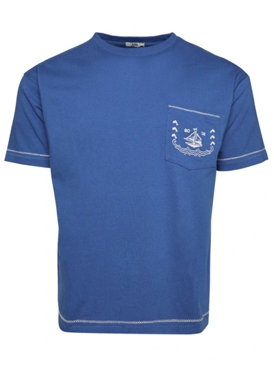 Bode Blue Sailboat Cotton T-shirt