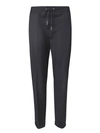 Fabiana Filippi Drawstring-waist Tapered Trousers In Black