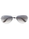 Ray Ban Aviator Sunglasses In Metallic