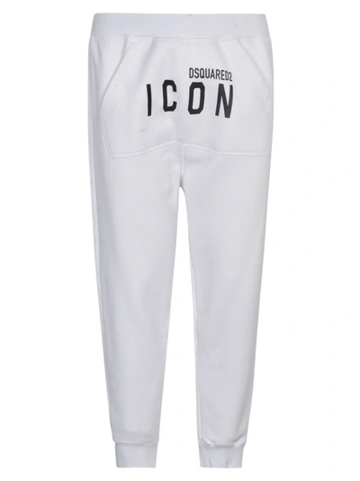 Dsquared2 Logo-print Detail Track Pants In White
