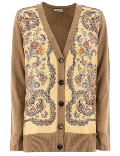 ETRO WOOL AND CASHMERE CARDIGAN