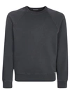 Tom Ford Raglan-sleeve Crew-neck Sweatshirt In Grey