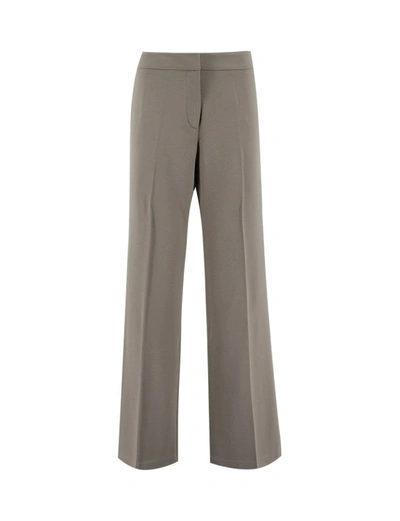 Le Tricot Perugia Trousers In Grey