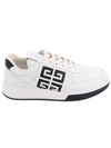 Givenchy G4 Leather Sneakers In Multicolour