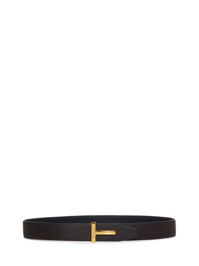 Tom Ford Brown Leather Belt