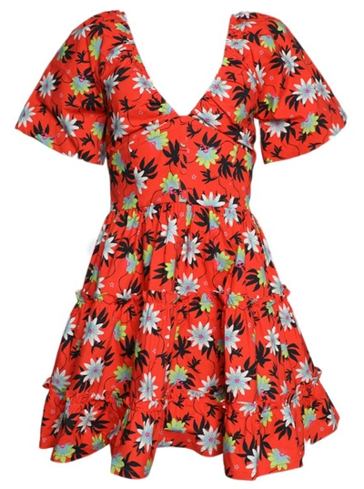 Lhd La Tagliata Dress In Tomato Red