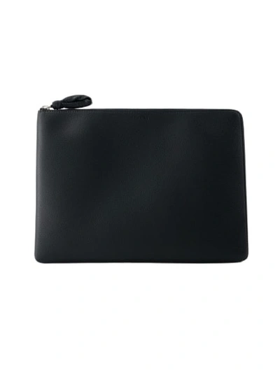 Lemaire Document Holder - Leather - Midnight Green