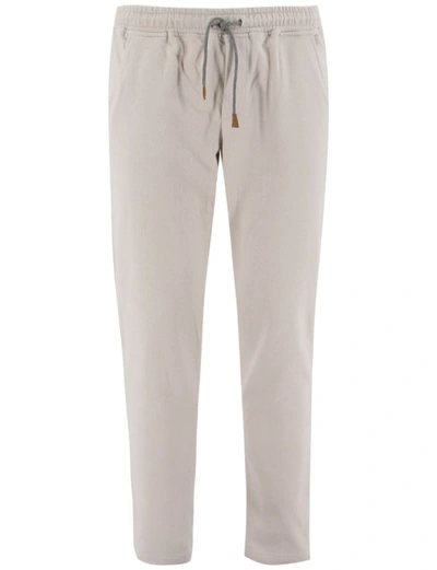 Eleventy Beige Jogger Trousers In Neutrals