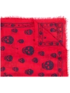 ALEXANDER MCQUEEN skull and paper clip scarf,4738424881Q12166403