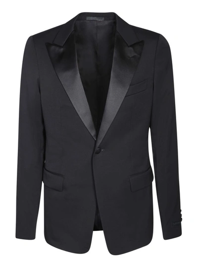 Lanvin Single-breasted Button-fastening Blazer In Black