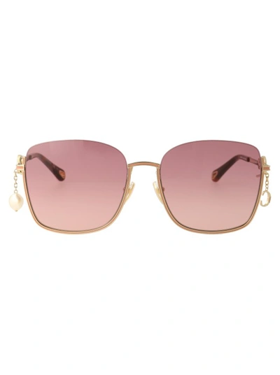 Chloé Chloe Eyewear Sunglasses In Gold