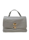 Zanellato 068010-0050000-z0130 Grey Postina Daily Giorno M Handbag In Grey
