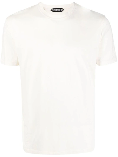 Tom Ford Short-sleeved T-shirt In White