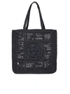 Tory Burch Ella Crochet Tote Bag In Black