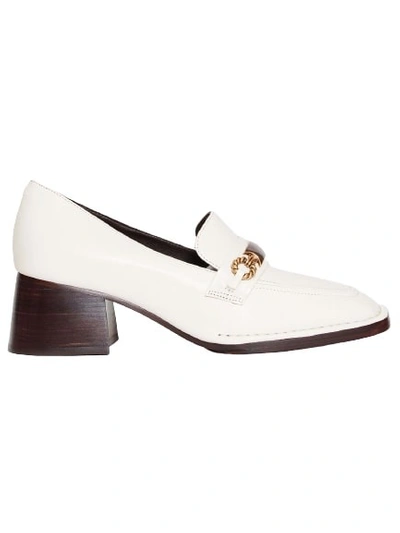 Tory Burch Loafer T. 60 Mm Leather Cream In White