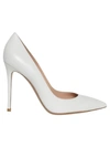 Gianvito Rossi 105mm Gianvito Leather Pumps In White