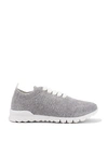 KITON GREY KNITTED FABRIC RUNNERS