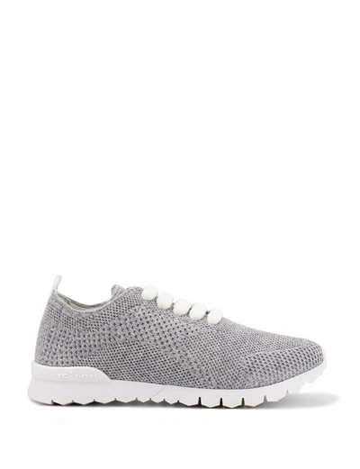 KITON GREY KNITTED FABRIC RUNNERS