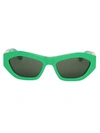 Bottega Veneta Sunglasses In Green