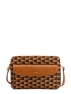 BALLY COATED CANVAS AND LEATHER SHOULDER