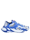 Dolce & Gabbana Fast In Maglina Panelled Sneakers In Biancobluette
