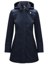 K-way Giubbino Mathy Bonded Jersey Blu In Blue