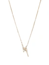 Roxanne First Yellow Gold And Diamond Harry's Lightning Bolt Necklace In Not Applicable